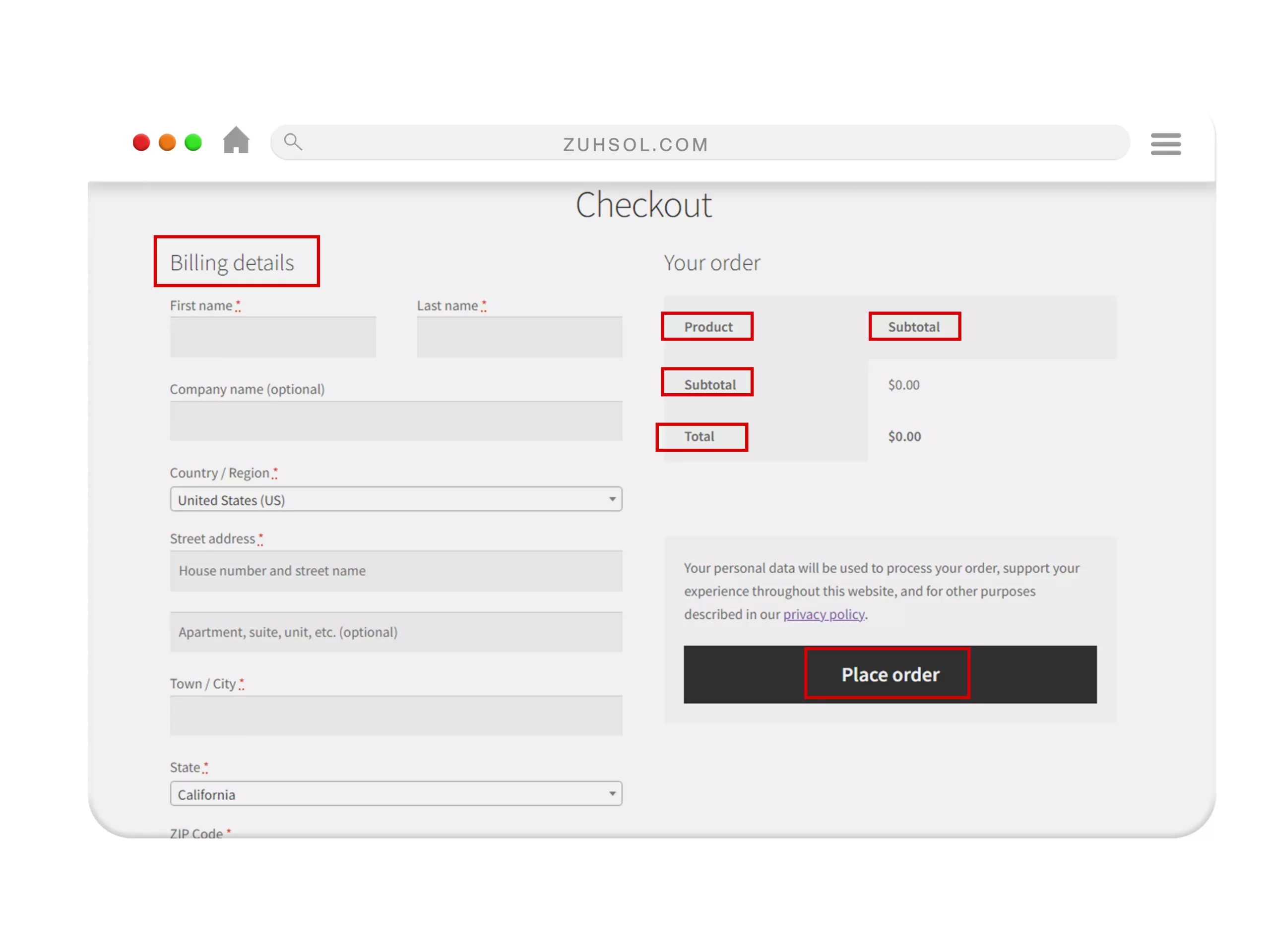 Change Billing details heading in woocommerce checkout page